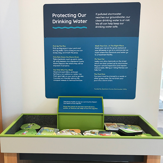 Protecting our Drinking water exhibit